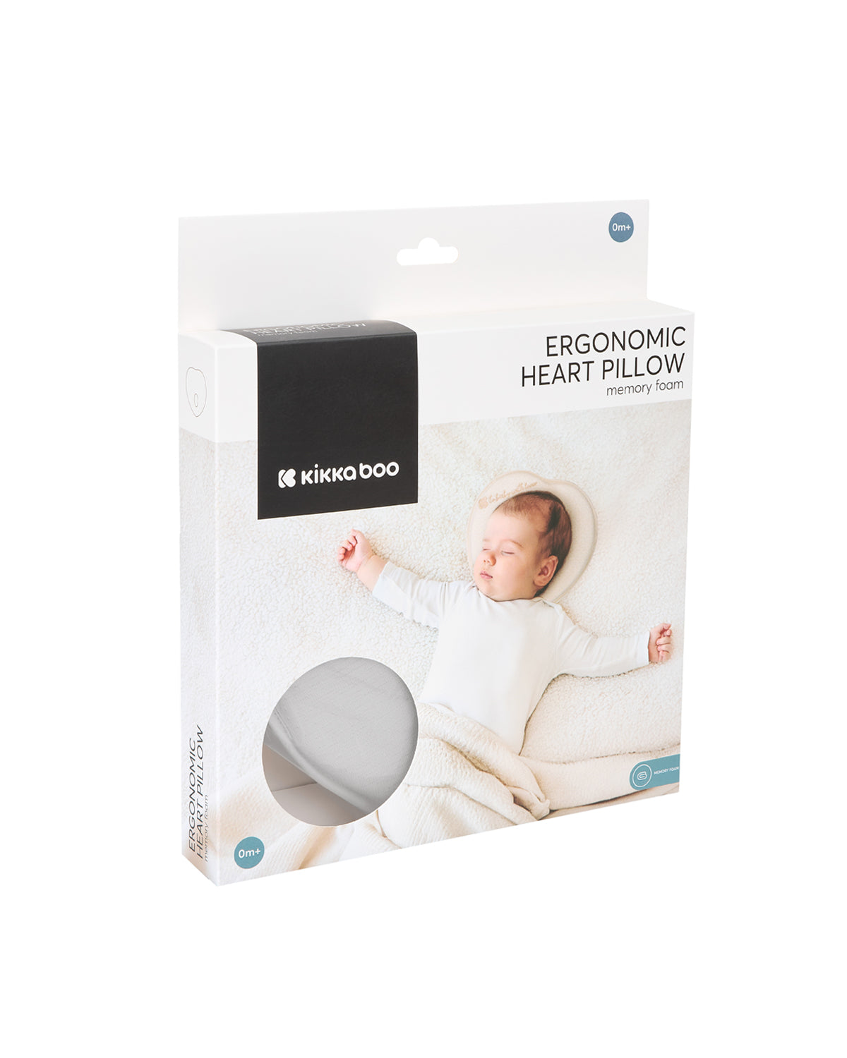 Мемори ергономична възглавница Heart Airknit Grey - снимка 2