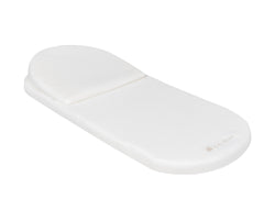 Матрак+възглавница за кош за новородено 80/35 cm Airknit White | Kikkaboo