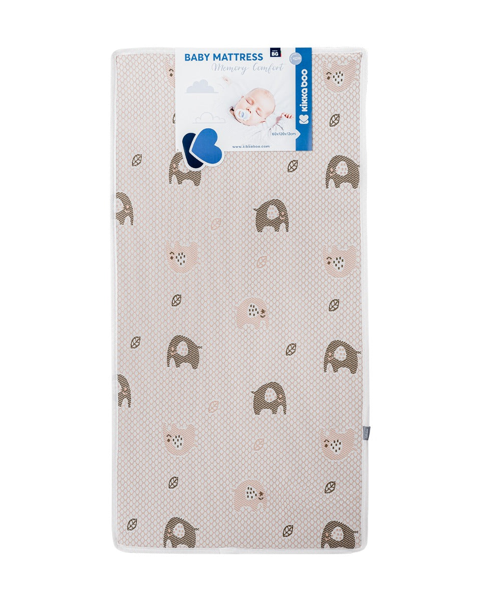 Матрак Memory Comfort 60х120х12см Elephants Green - снимка 2