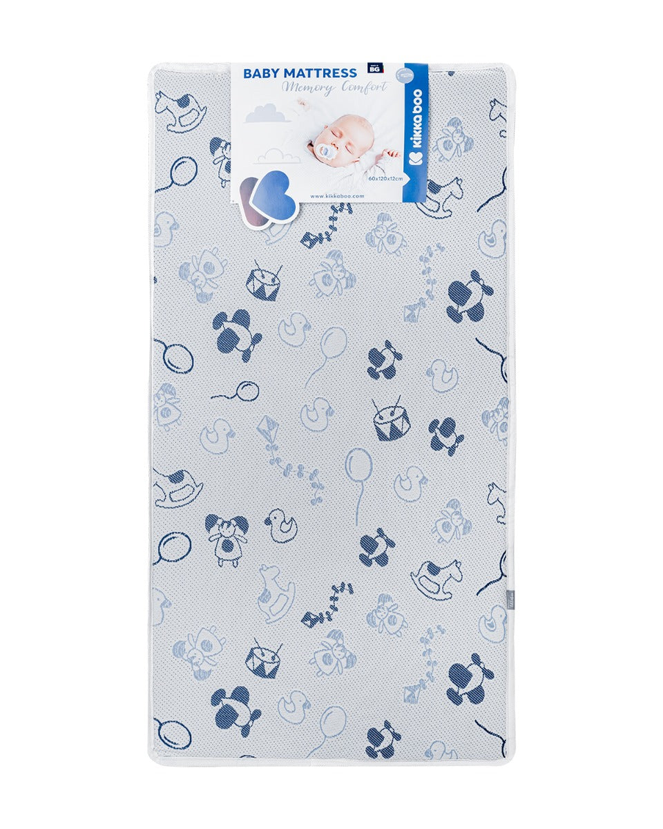Матрак Memory Comfort 60х120х12см Horses Blue - снимка 2