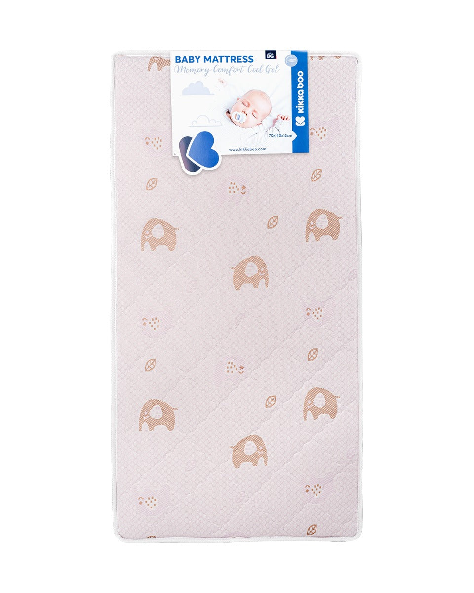 Матрак Memory Comfort Cool gel 70х140х12см Elephants Pink - снимка 2
