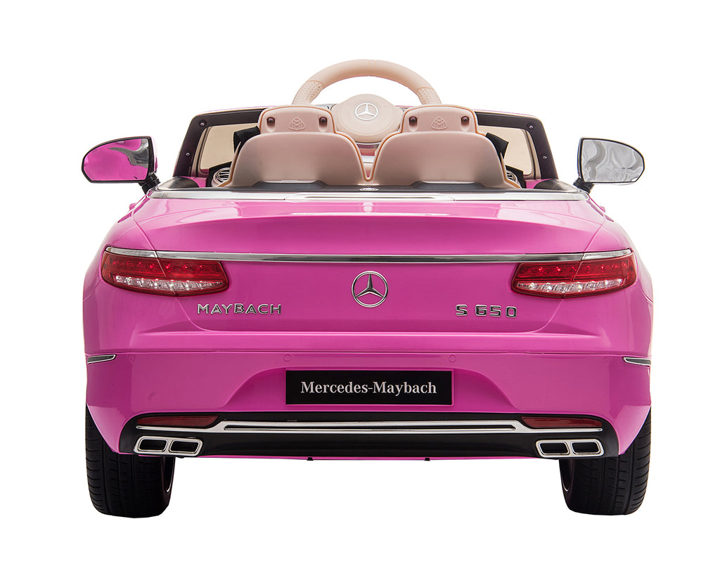 Акумулаторна кола Licensed Mercedes Maybach S650 CABRIOLET Pink - снимка 4