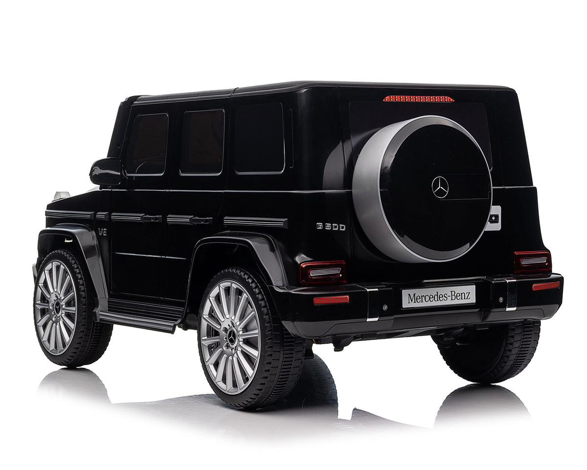 Акумулаторна кола Licensed Mercedes Benz G500 Black + батерия 12V10AH - снимка 4
