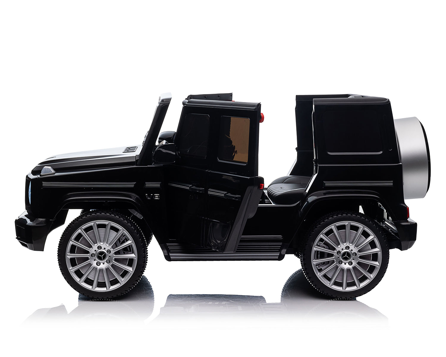 Акумулаторна кола Licensed Mercedes Benz G500 Black + батерия 12V10AH - снимка 8
