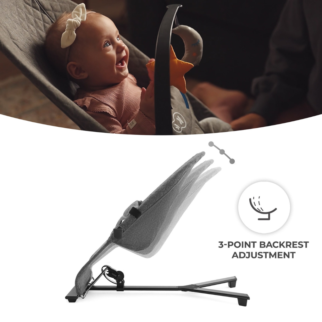Kinderkraft MIMI шезлонг GREY - снимка 3