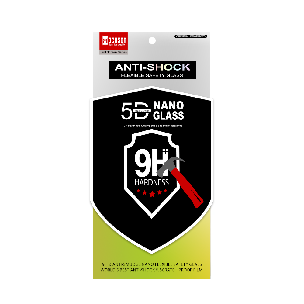 Стъклен протектор Mocoson Nano Flexible, за Samsung Galaxy Note 10 Plus, 5D, 0.3 mm, Черен - 52583
