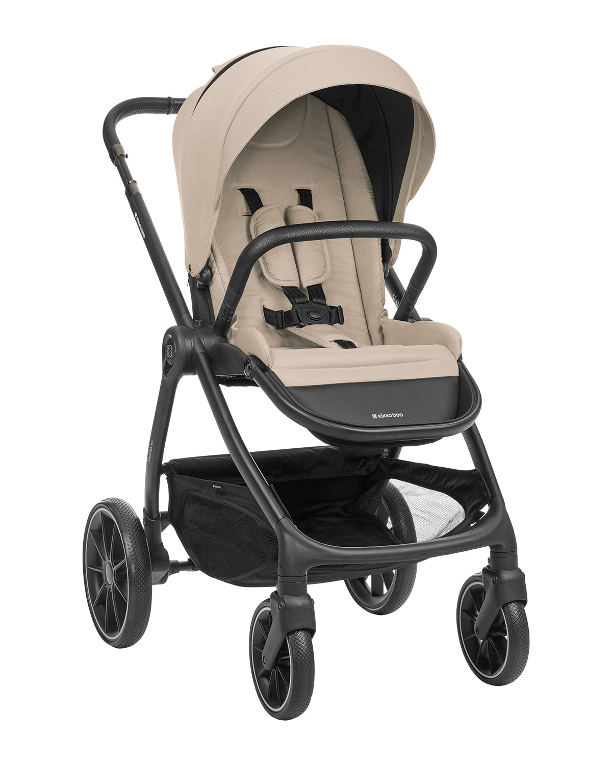 Комбинирана количка 3в1 с кош за новородено Modena Beige - снимка 3