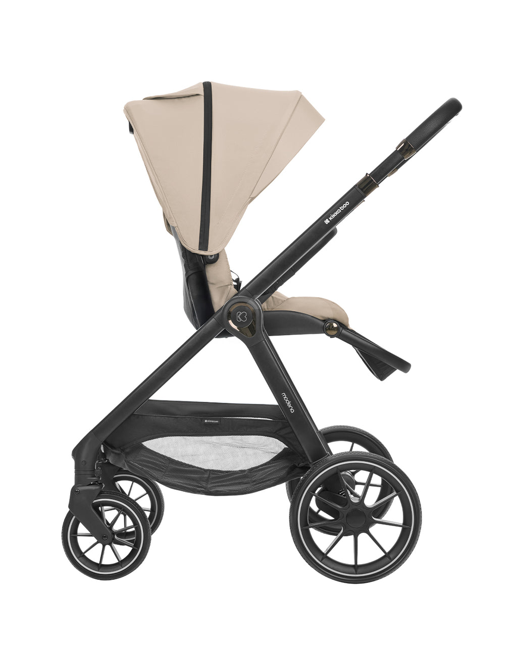 Комбинирана количка 3в1 с кош за новородено Modena Beige - снимка 7