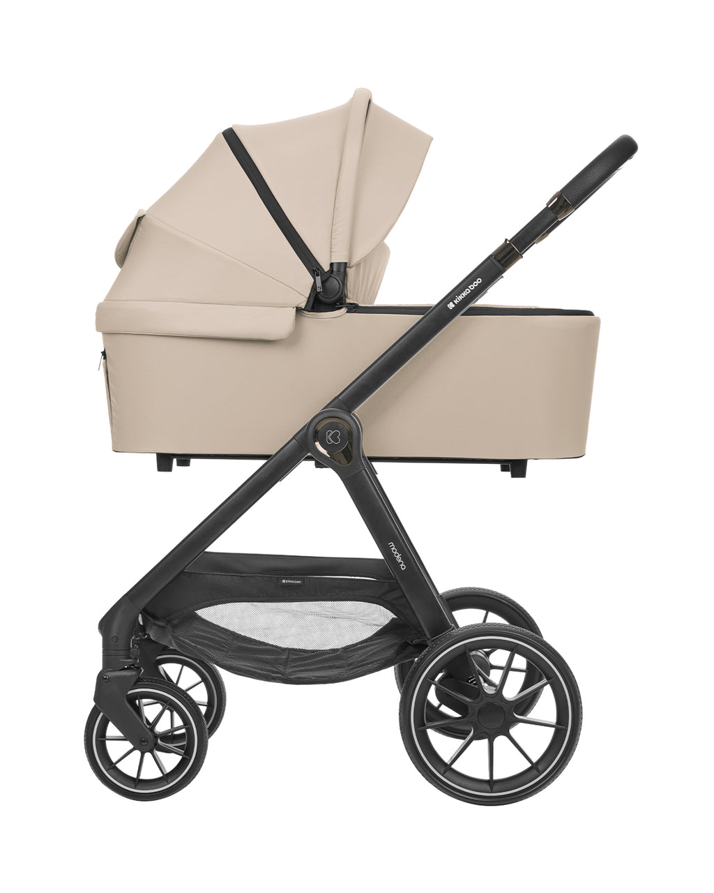 Комбинирана количка 3в1 с кош за новородено Modena Beige - снимка 9