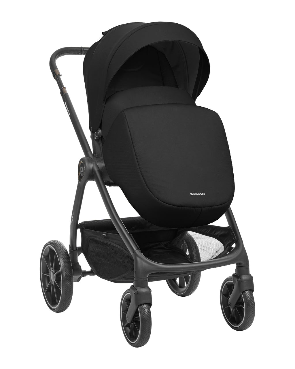 Комбинирана количка 3в1 с кош за новородено Modena Black - снимка 2
