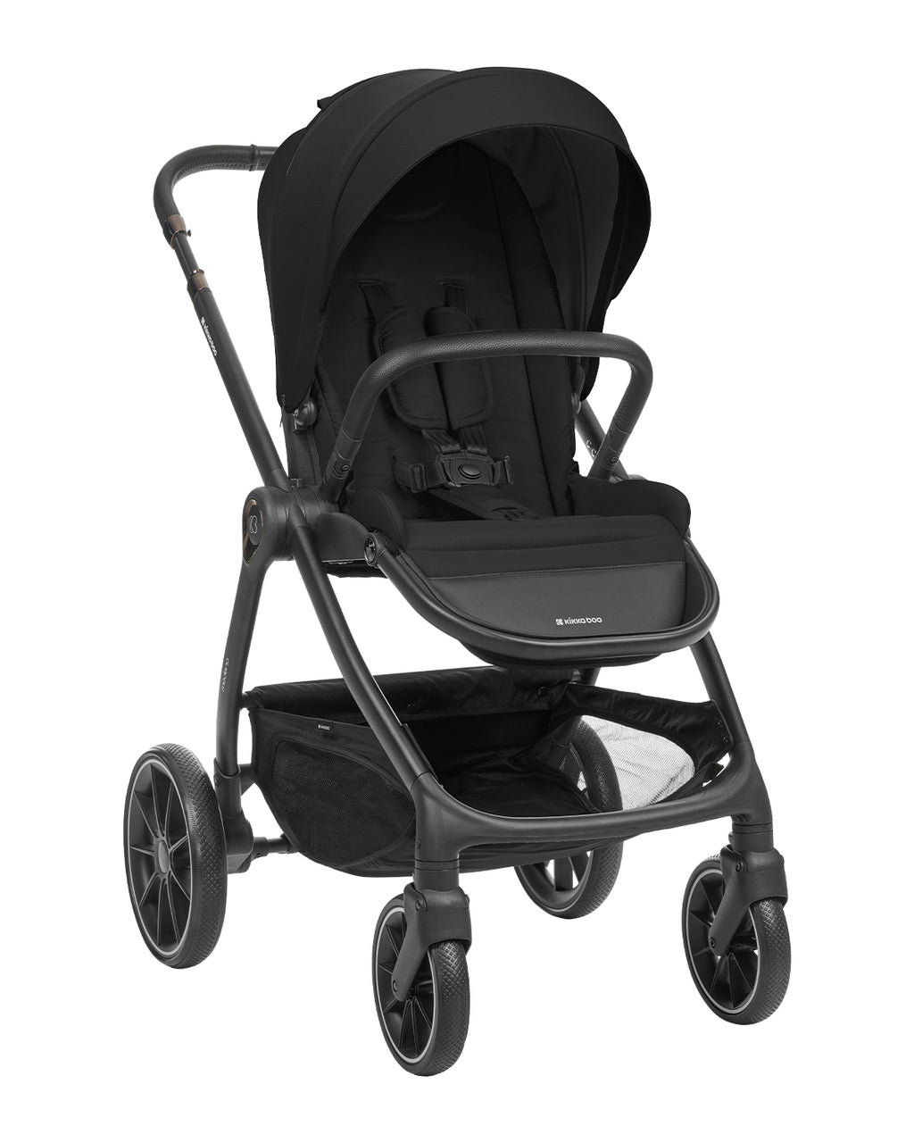 Комбинирана количка 3в1 с кош за новородено Modena Black - снимка 3