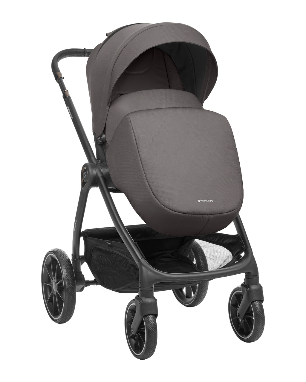 Комбинирана количка 3в1 с кош за новородено Modena Dark Grey - снимка 2