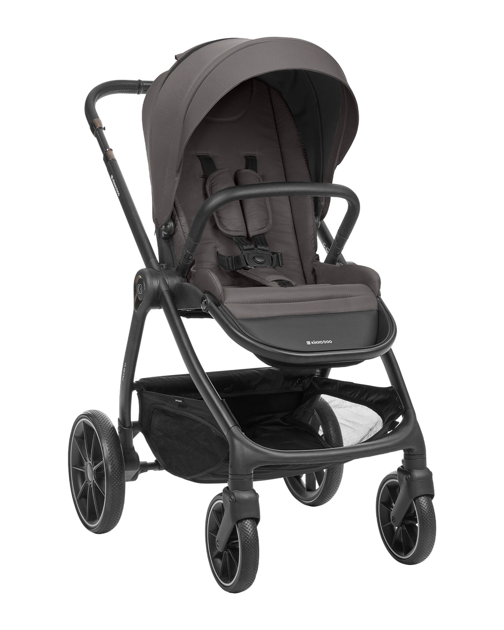 Комбинирана количка 3в1 с кош за новородено Modena Dark Grey - снимка 3