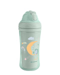 Чаша със силиконовa сламка 220мл Moony me Mint | Kikkaboo