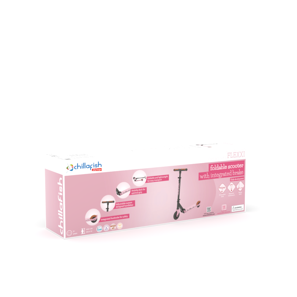 Chillafish Flexxi CPFM03CAP сгъваема тротинетка Cameo Pink - снимка 11
