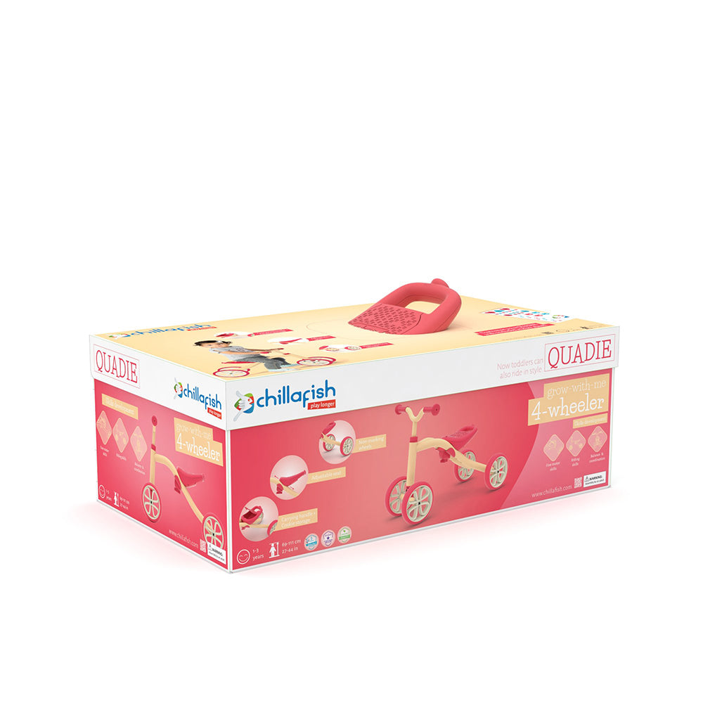 Chillafish Quadie CPQD01PEA играчка за яздене PEACH - снимка 6