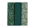 Комплект 3 бр муселинови пелени 100х100 см Secret Garden Green