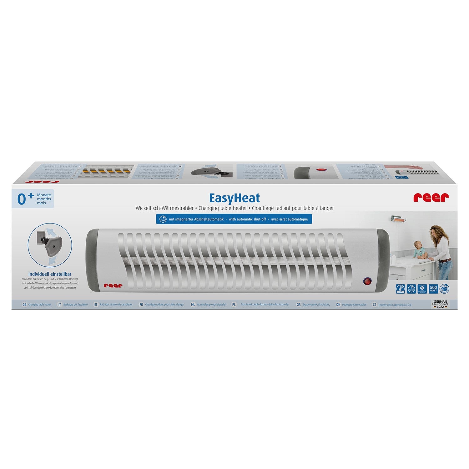 19040 Reer EasyHeat нагревател за маса за преповиване - снимка 2