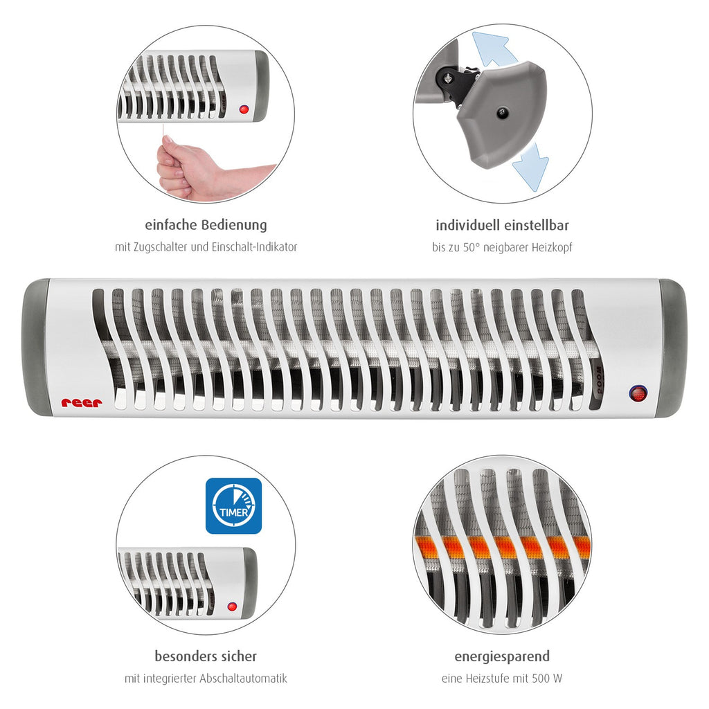 19040 Reer EasyHeat нагревател за маса за преповиване - снимка 8