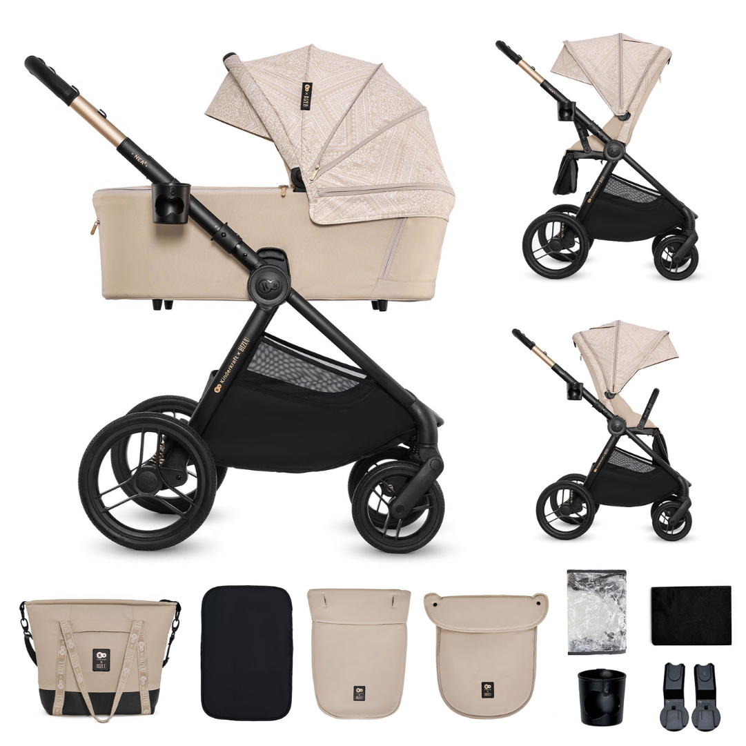 KinderKraft бебешка количка 2в1 NEA 2.0 BIZUU WHISPER DUNE - снимка 18