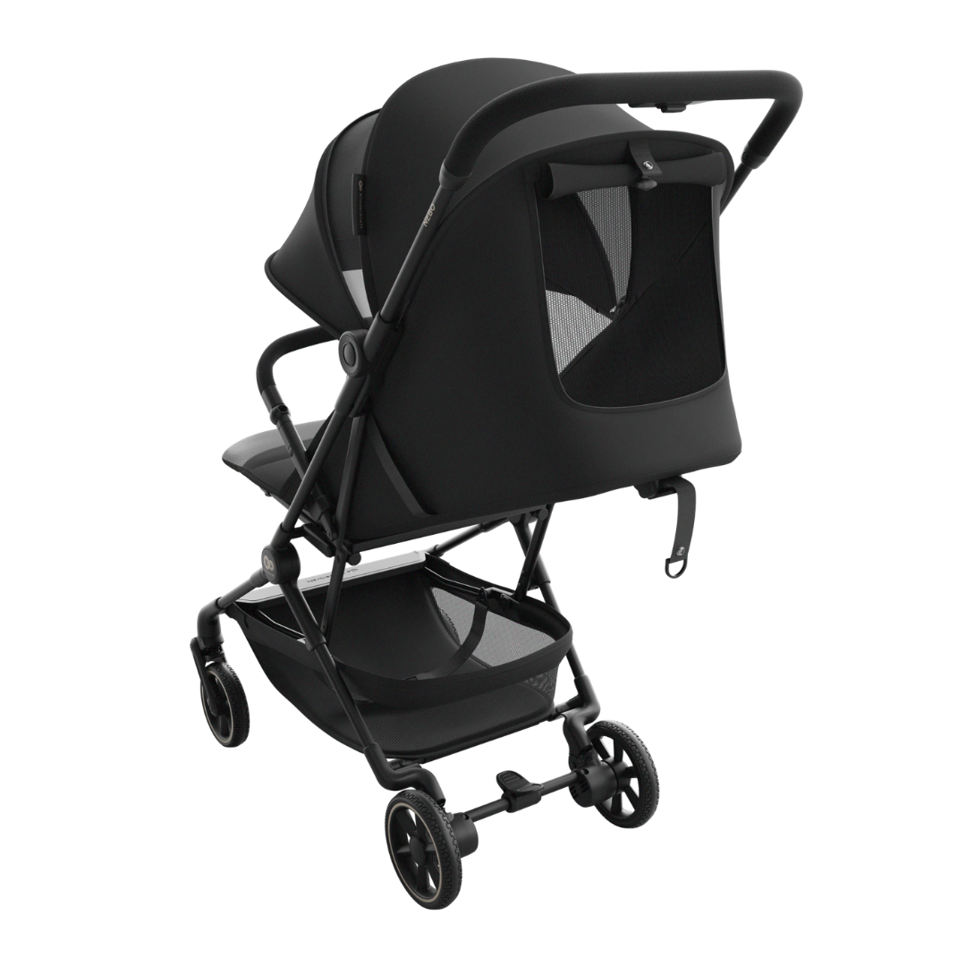 Kinderkraft NEBO бебешка количка MIDNIGHT BLACK - снимка 10