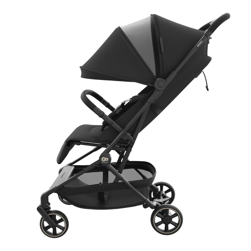 Kinderkraft NEBO бебешка количка MIDNIGHT BLACK - снимка 6