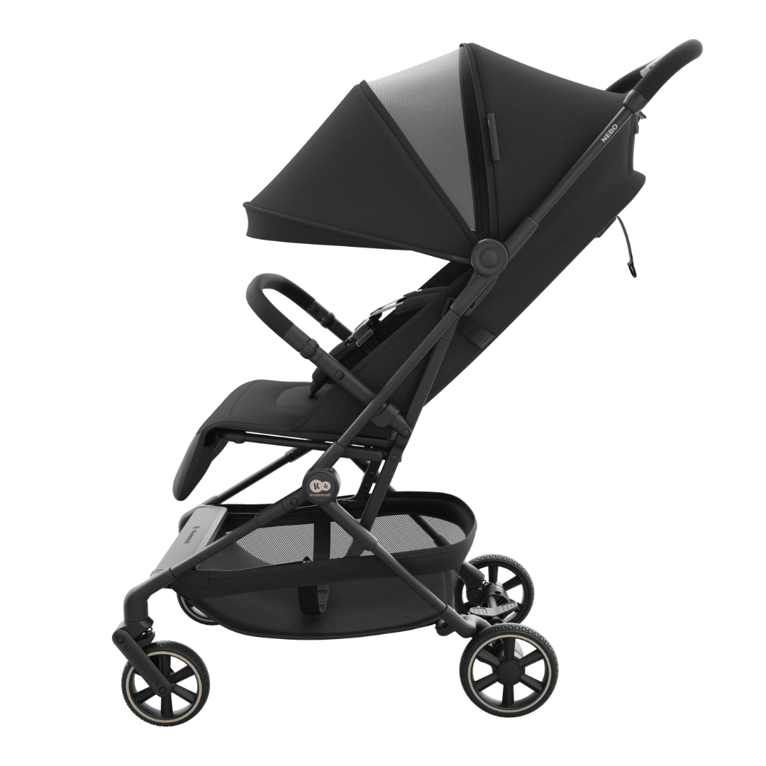 Kinderkraft NEBO бебешка количка MIDNIGHT BLACK - снимка 6