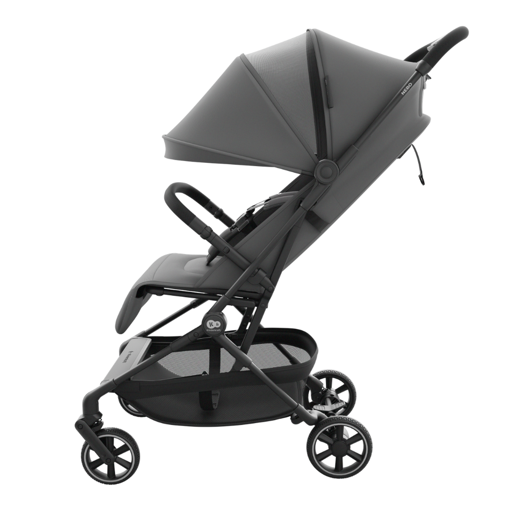 Kinderkraft NEBO бебешка количка PLATINUM GRAY - снимка 8