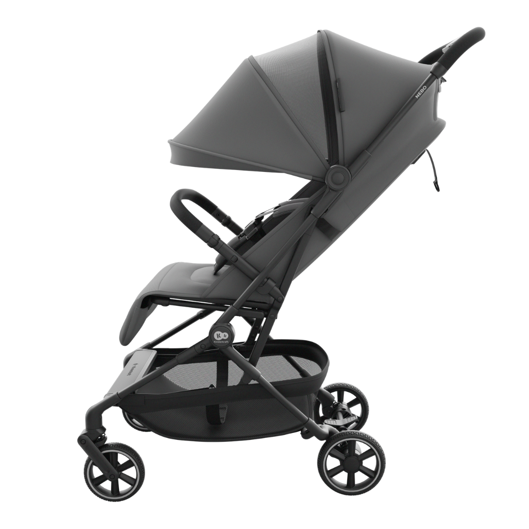 Kinderkraft NEBO бебешка количка PLATINUM GRAY - снимка 8
