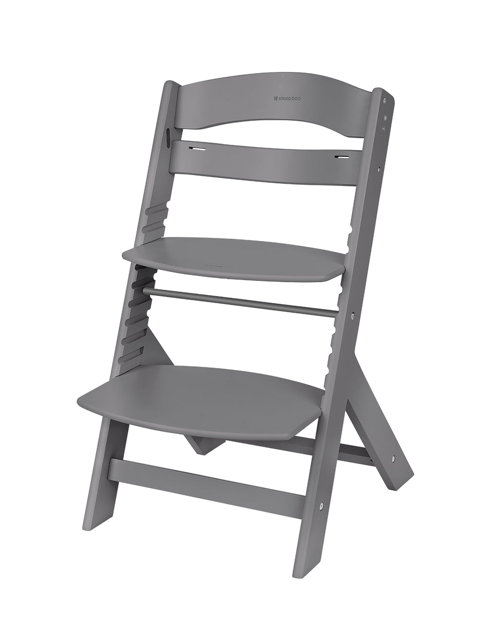 Дървен стол за храненe Nordy Dark Grey - снимка 4