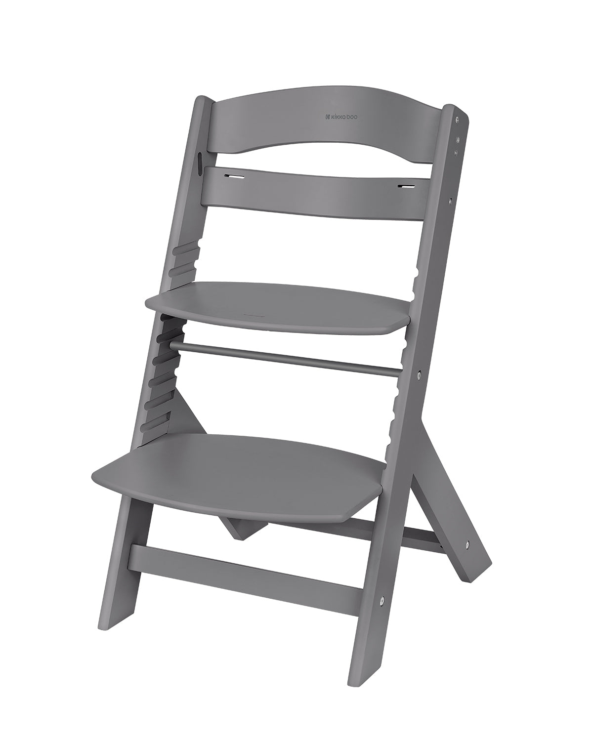 Дървен стол за храненe Nordy Dark Grey - снимка 4