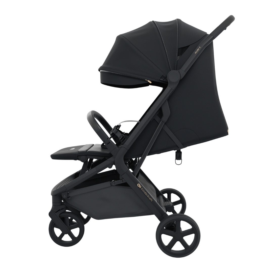 Kinderkraft NUBI 3 бебешка количка MIDNIGHT BLACK - снимка 7