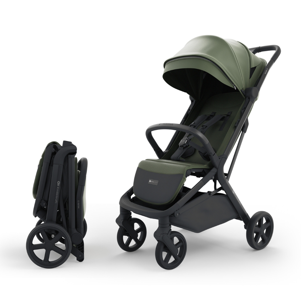 Kinderkraft NUBI 3 бебешка количка MYSTIC GREEN - снимка 6