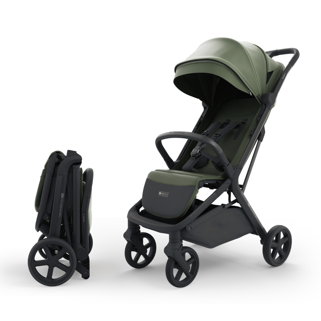 Kinderkraft NUBI 3 бебешка количка MYSTIC GREEN - снимка 6