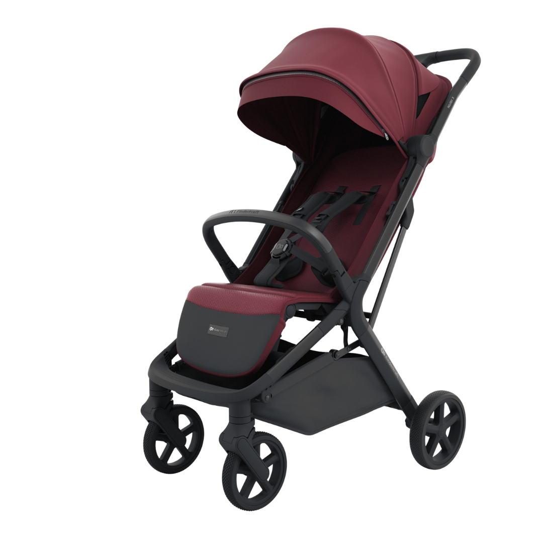 Kinderkraft NUBI 3 бебешка количка DARK RUBY - снимка 9