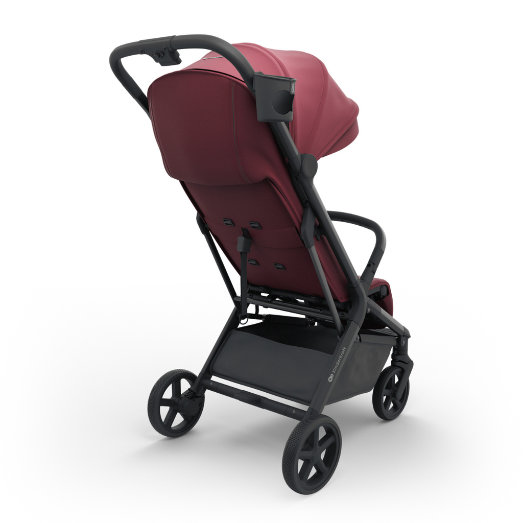 Kinderkraft NUBI 3 бебешка количка DARK RUBY - снимка 3