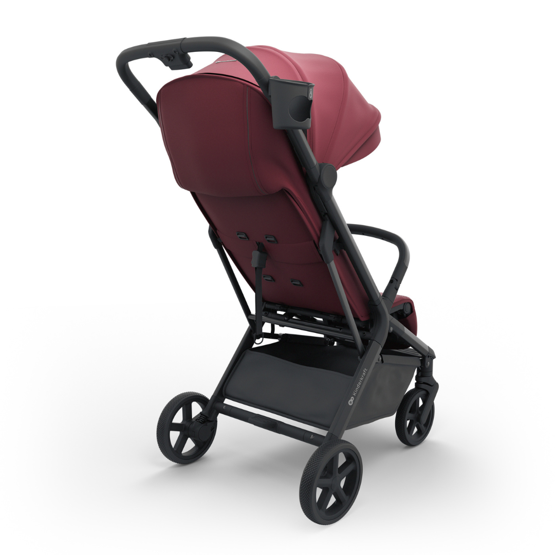 Kinderkraft NUBI 3 бебешка количка DARK RUBY - снимка 3