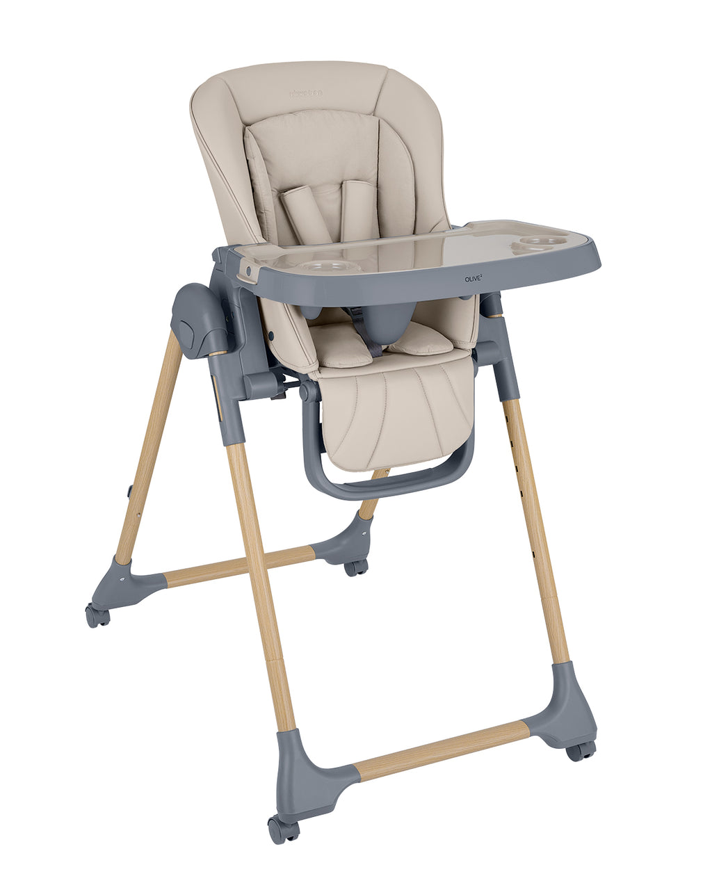 Стол за хранене Olive 2 Beige | Kikkaboo
