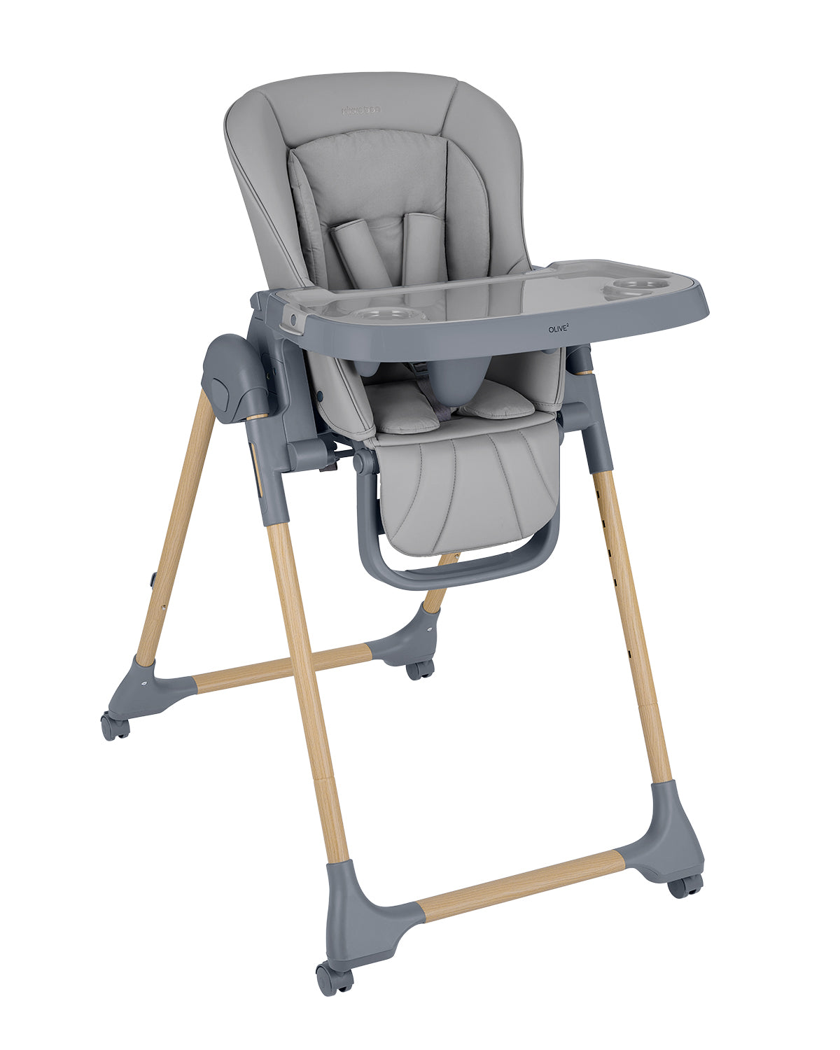 Стол за хранене Olive 2 Grey | Kikkaboo