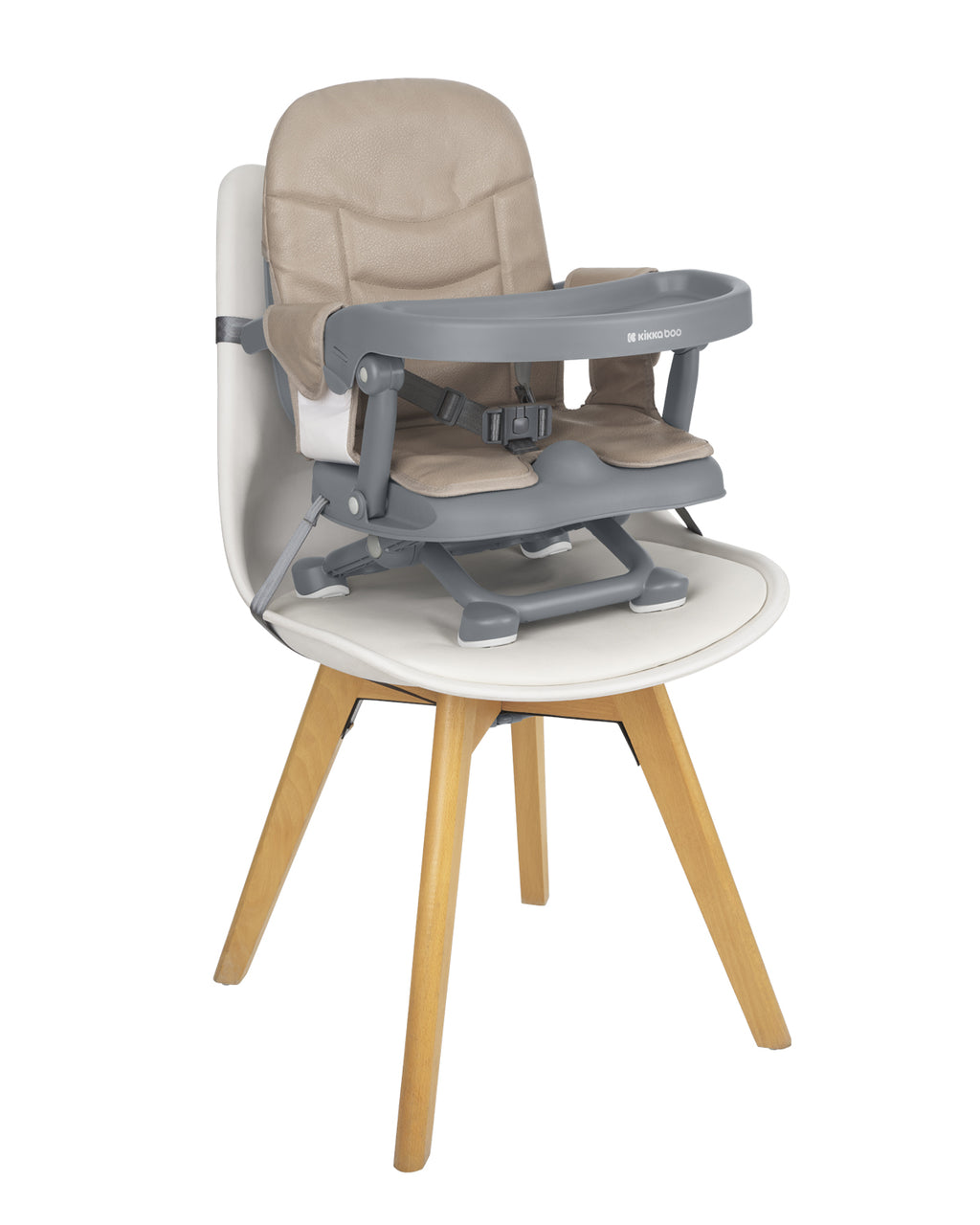 Седалка за хранене повдигаща Pappo Beige 2025 - снимка 6