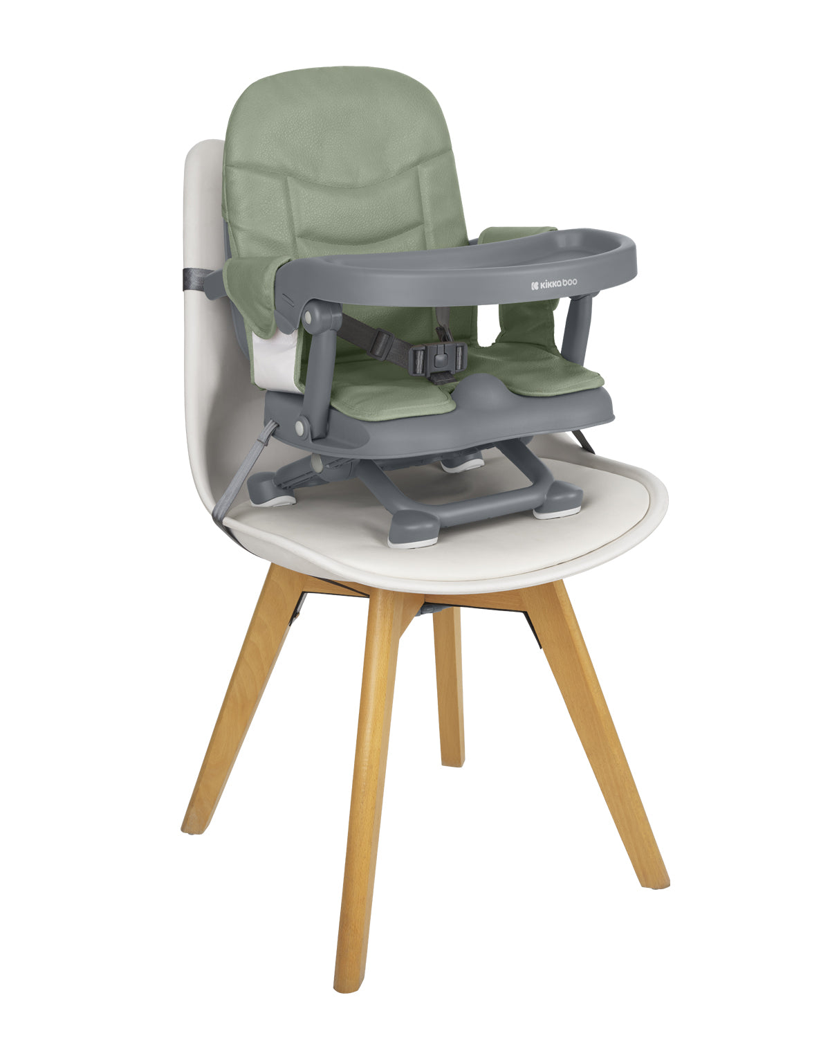 Седалка за хранене повдигаща Pappo Army Green 2025 - снимка 6