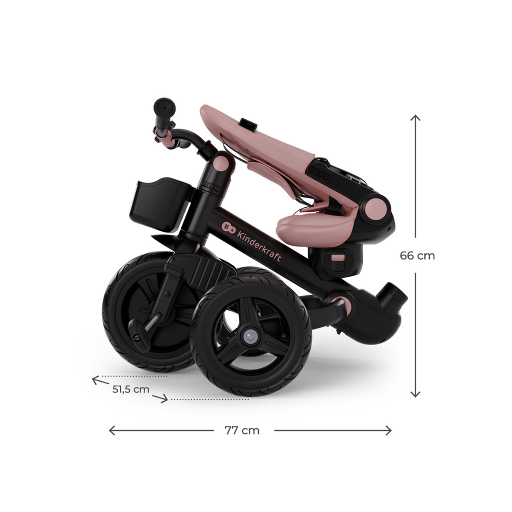 Kinderkraft AVEO 2 Plus триколка PINK - снимка 15