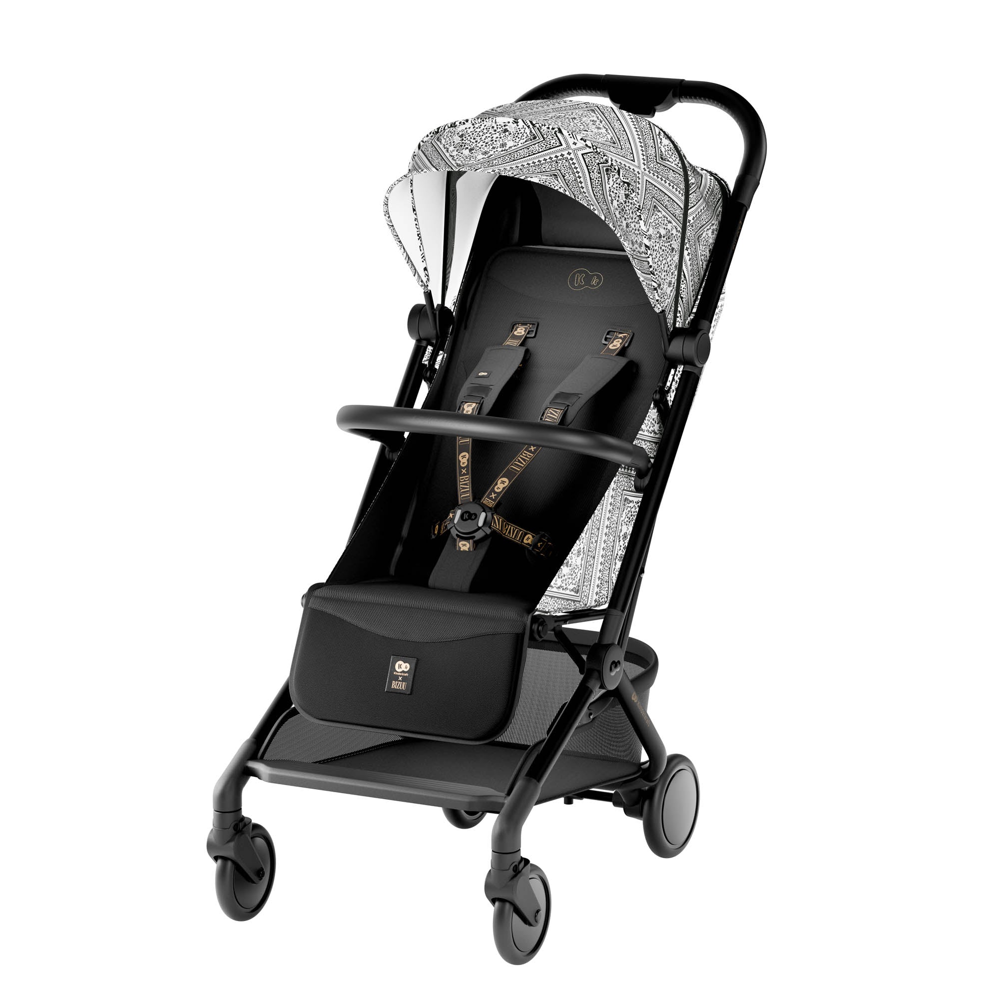 Kinderkraft PILOT 2 бебешка количка BIZUU Lunar Black - снимка 12