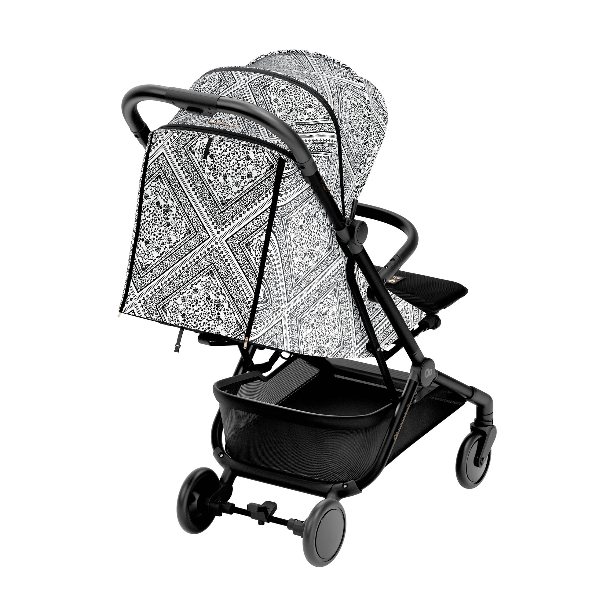 Kinderkraft PILOT 2 бебешка количка BIZUU Lunar Black - снимка 10