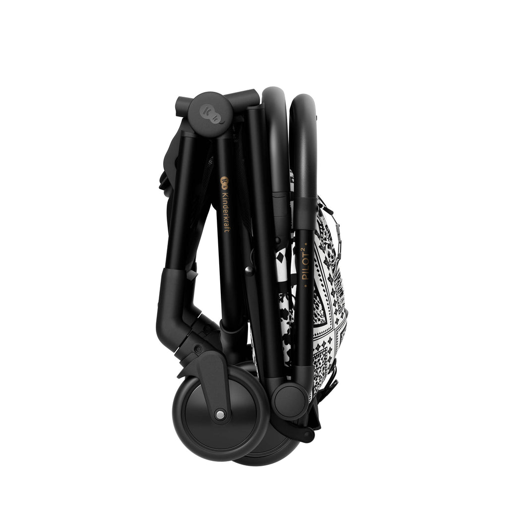 Kinderkraft PILOT 2 бебешка количка BIZUU Lunar Black - снимка 16
