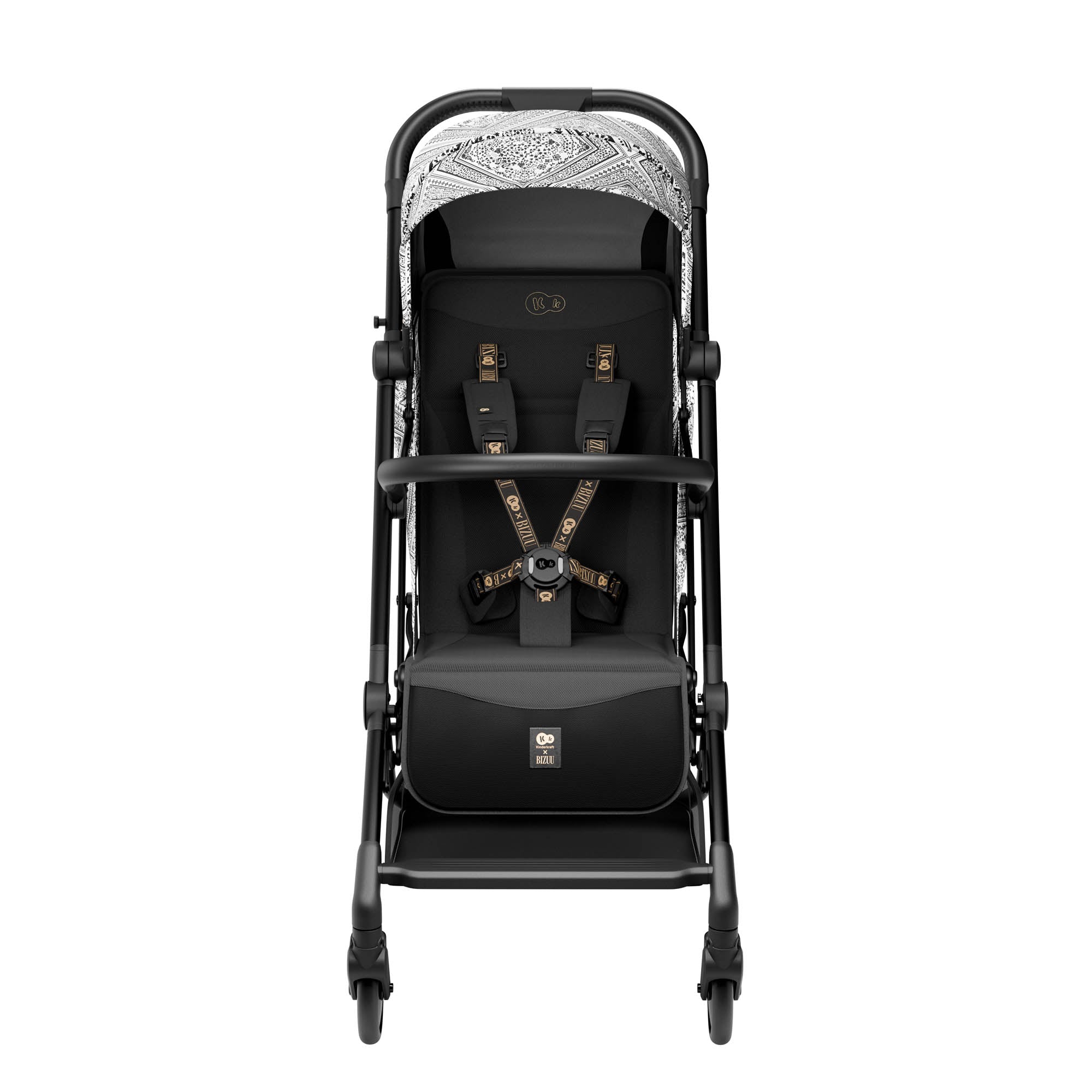 Kinderkraft PILOT 2 бебешка количка BIZUU Lunar Black - снимка 15