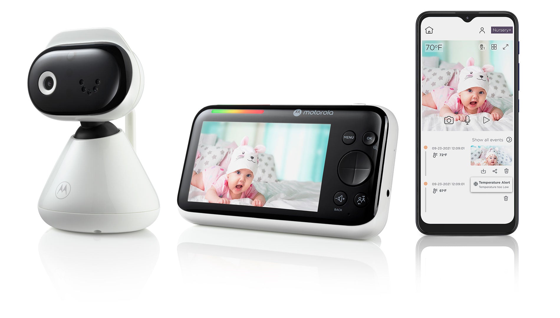 Motorola PIP1500 CONNECT бебефон с WiFi - снимка 3