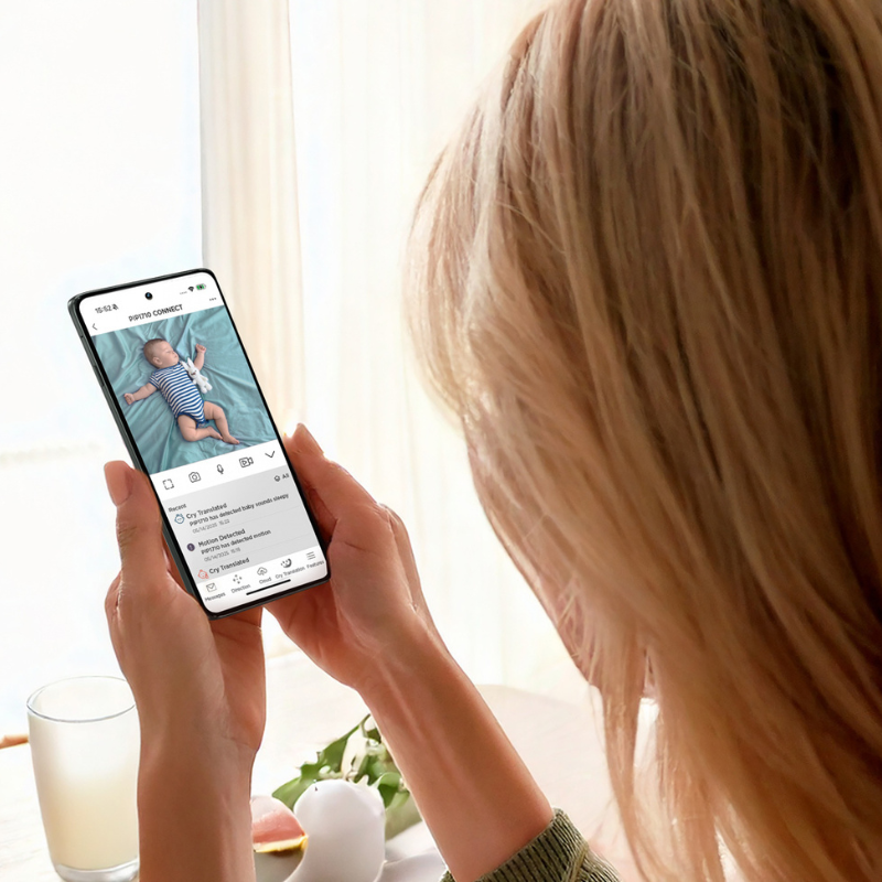 Motorola PIP1710 connect видео бебефон с Wi-Fi - снимка 5
