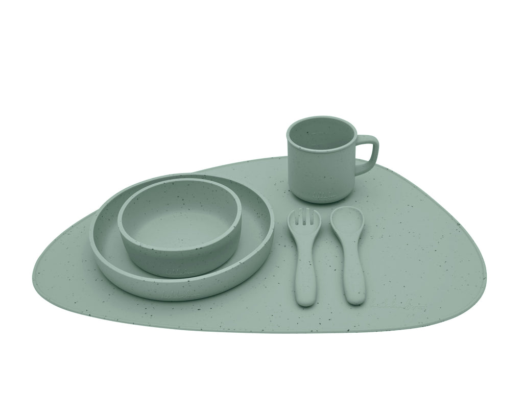 Подложка за хранене Platinum Silicone Sage - снимка 2