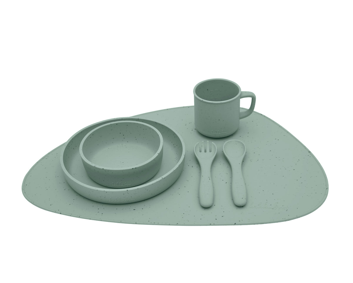 Подложка за хранене Platinum Silicone Sage - снимка 2